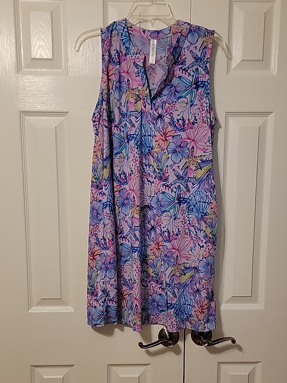Scarlett Lavender Floral-Print Sundress with Multicolor Accents